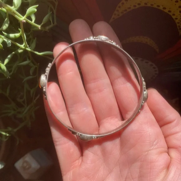 Vintage Sterling Silver Bracelet - Picture 2 of 3